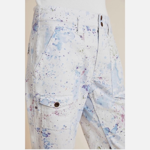 Anthropologie The Wanderer Watercolor Cargo Pant - Picture 2 of 5